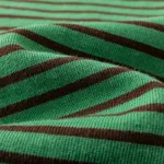 Футболка Ymkashix Stripe зеленый / коричневый