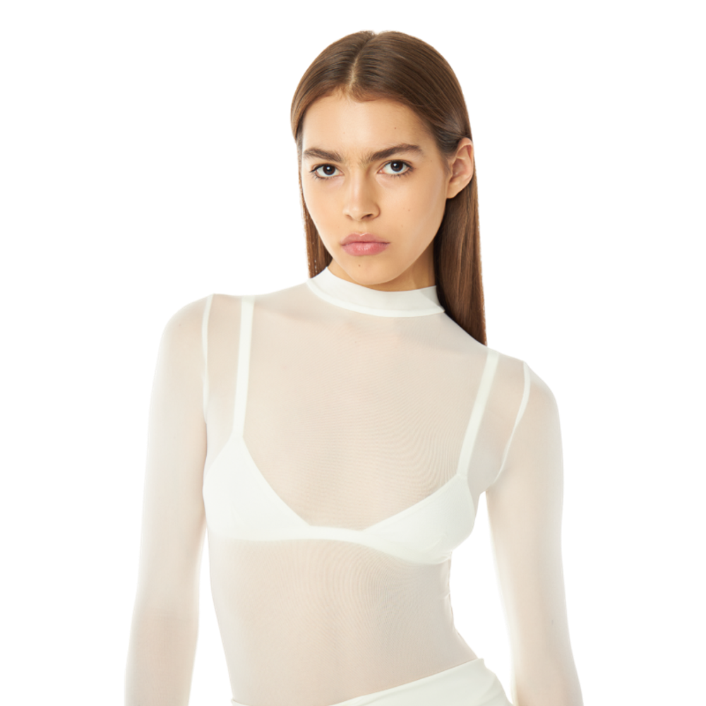 Комплект: боди, лиф, юбка со съемным шлейфом из бифлекса