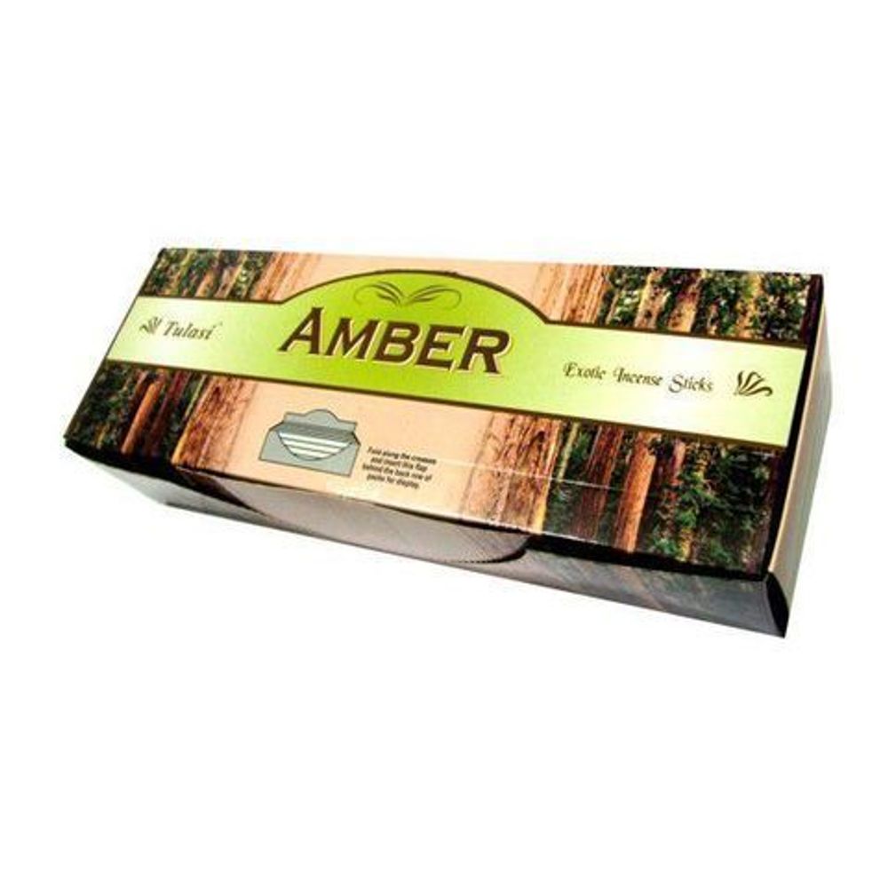 Tulasi Amber шестигранник Благовоние Амбра