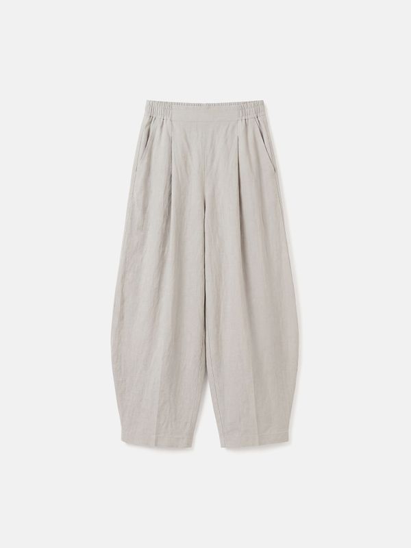 Брюки из жатого хлопка 