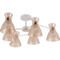 Люстра Rivoli Frances 9182-306 6хЕ27 60 Вт модерн | Rivoli