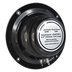 Комплект влагостойкой акустической системы для бани, сауны и хамама SENSOR Black VISATON 3