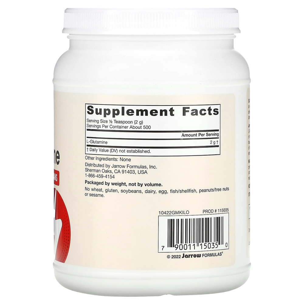 Jarrow Formulas, L-глютамин, 1000 г (35,3 унции)