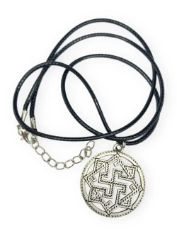 Защитный магический славянский кулон оберег Валькирия сталь