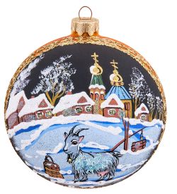 Элита НФШ-1700/2 Ел.украшение Шар «Козочка у проруби» 100 мм