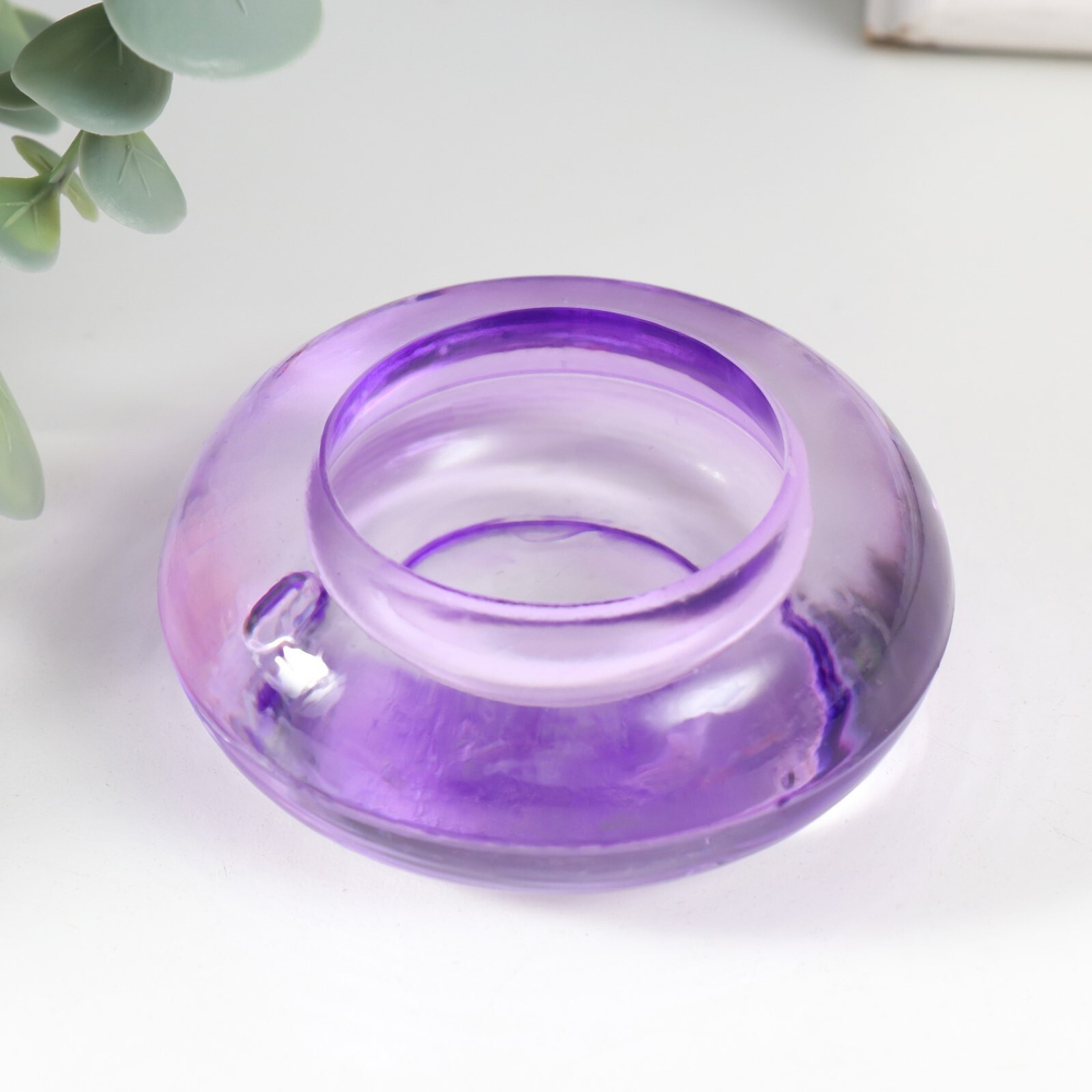 Подсвечник Ljusstake, фиолетовый, стекло