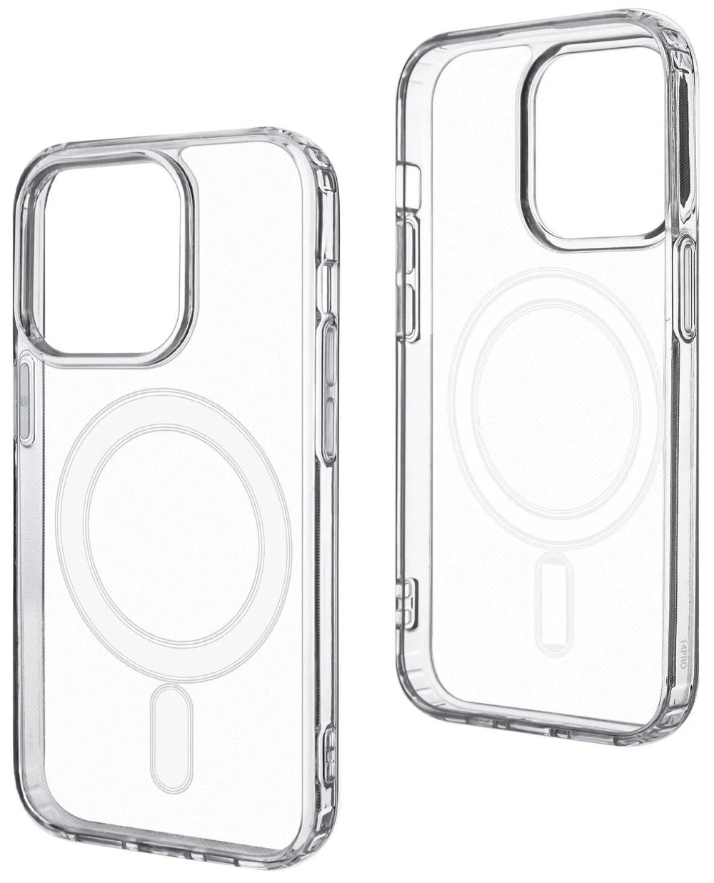 Чехол-накладка Mutural Jingtou Series MagSafe для iPhone 15 пластиковый (прозрачный)