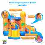 Домашний надувной батут «Остров сокровищ» 3,40*3,40*2,15 м