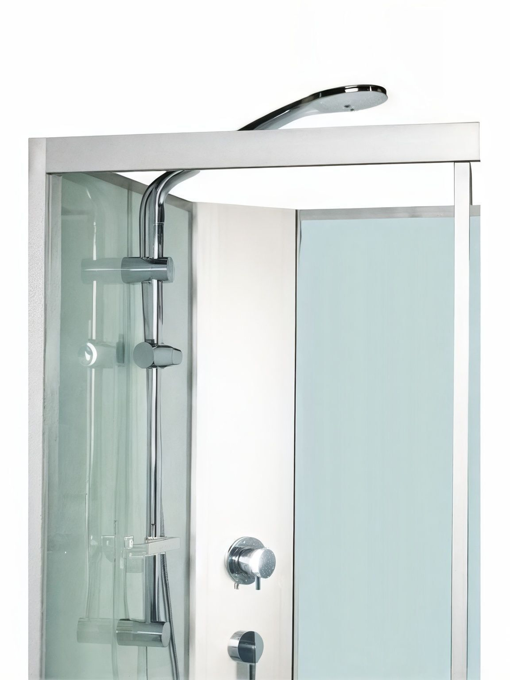 Душевая кабина WeltWasser  WW500 HALLE 1201 L 120х90 см,  прозрачное стекло, поддон низкий, левосторонняя