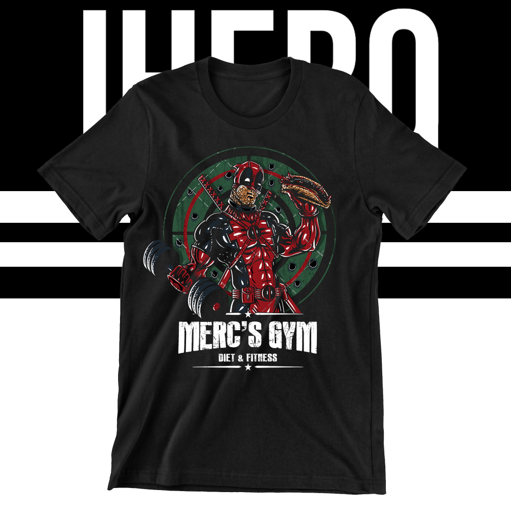 Футболка IHERO Deadpool GYM
