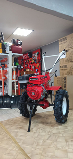 Мотоблок бензиновый Brait BR-135GED PRO, колеса 6.00*12