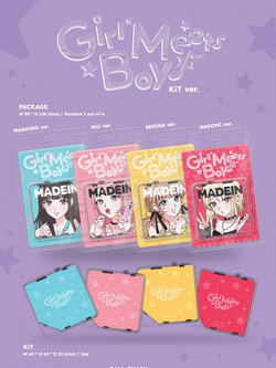 (ПРЕДЗАКАЗ) Альбом MADEIN - GIRL MEETS BOY Album KiT RANDOM Version