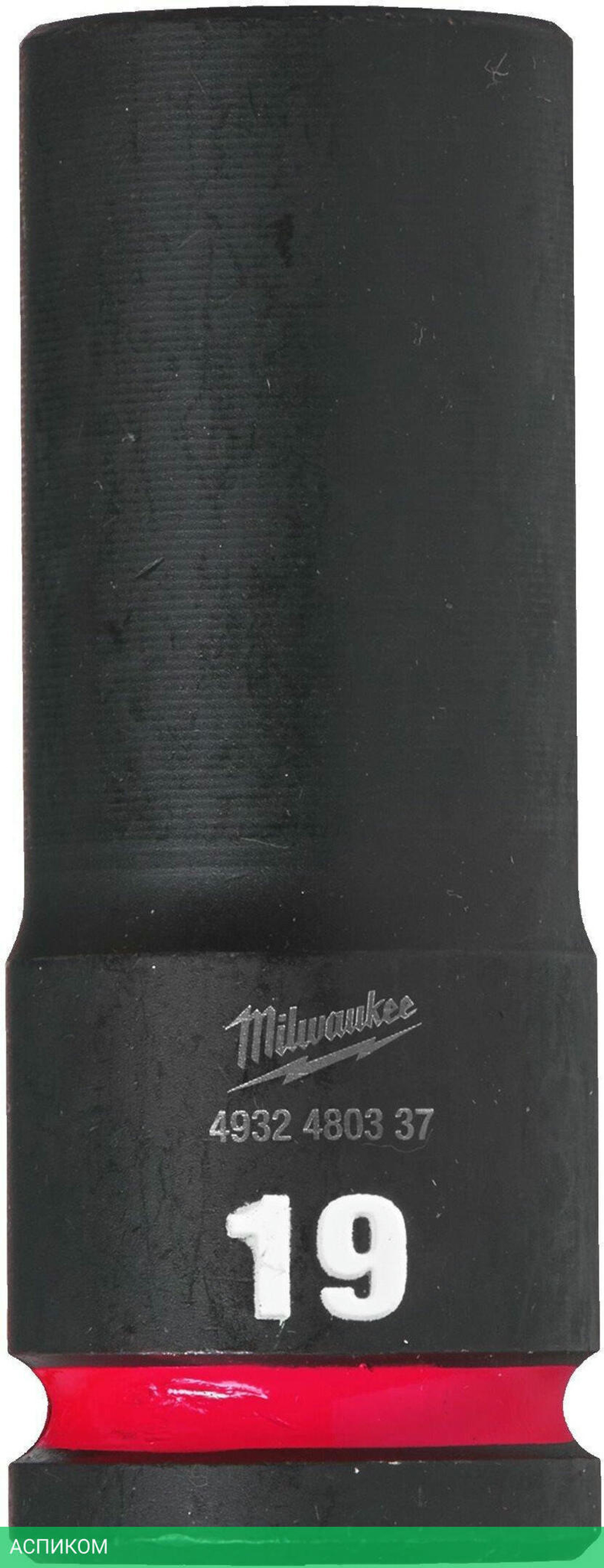 Головка ударная Milwaukee Shockwave 1/2" 19мм (4932480337)