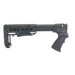 Телескопический приклад на МР-155, DLG Tactical. Черный