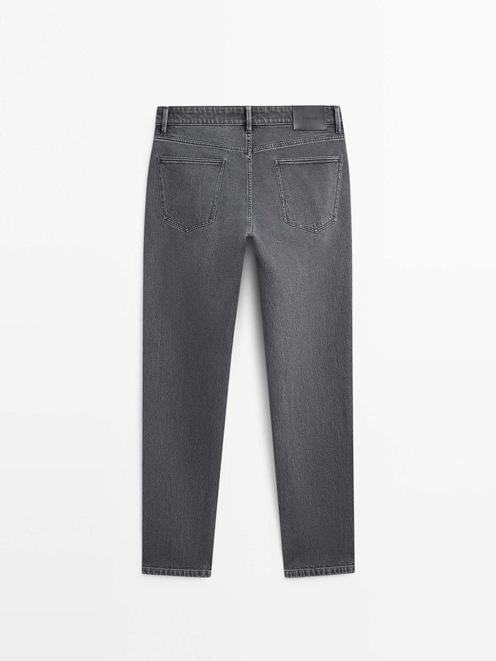 Massimo Dutti Джинсы зауженного кроя, серый