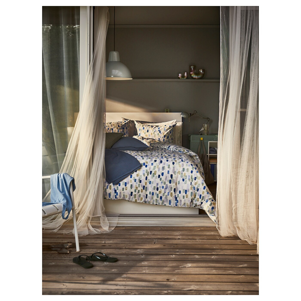 Подвесной светильник IKEA SKURUP (СКУРУП), Бирюзовый, 38 см