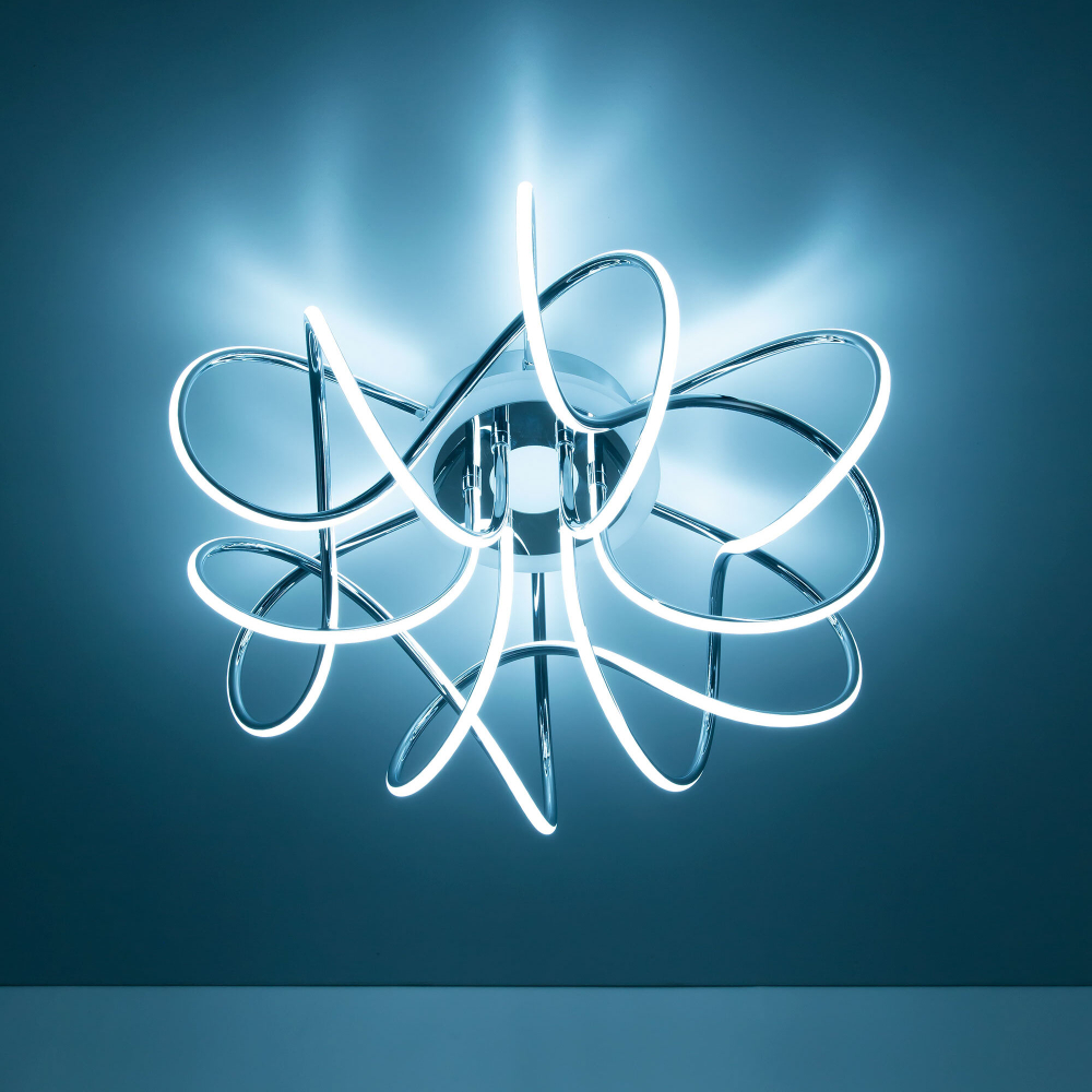 Citilux Джемини Смарт CL229A161E RGB Умная люстра Хром