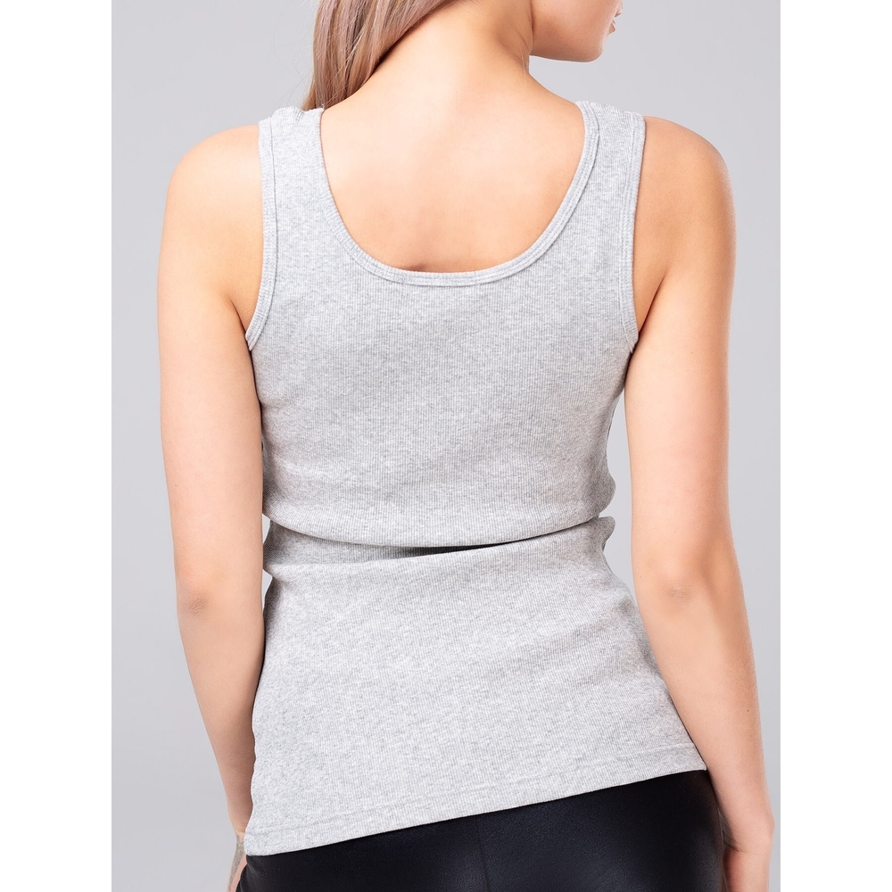 Женская майка серая меланж Opium M-29