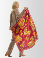 Платок «Сибирская коллекция Петра I» 100% шёлк