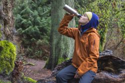 Бутылка Klean Kanteen Classic Narrow Flip Sport 18oz (532 мл) Brushed Stainless