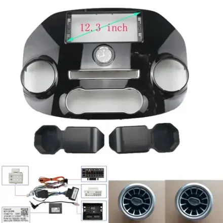 Магнитола для Mercedes-Benz Vito W447 2014-2024 (рамка LUX) - FarCar монитор 12.3" 2K QLED на Android 14, TS10, CarPlay, 4G SIM-слот