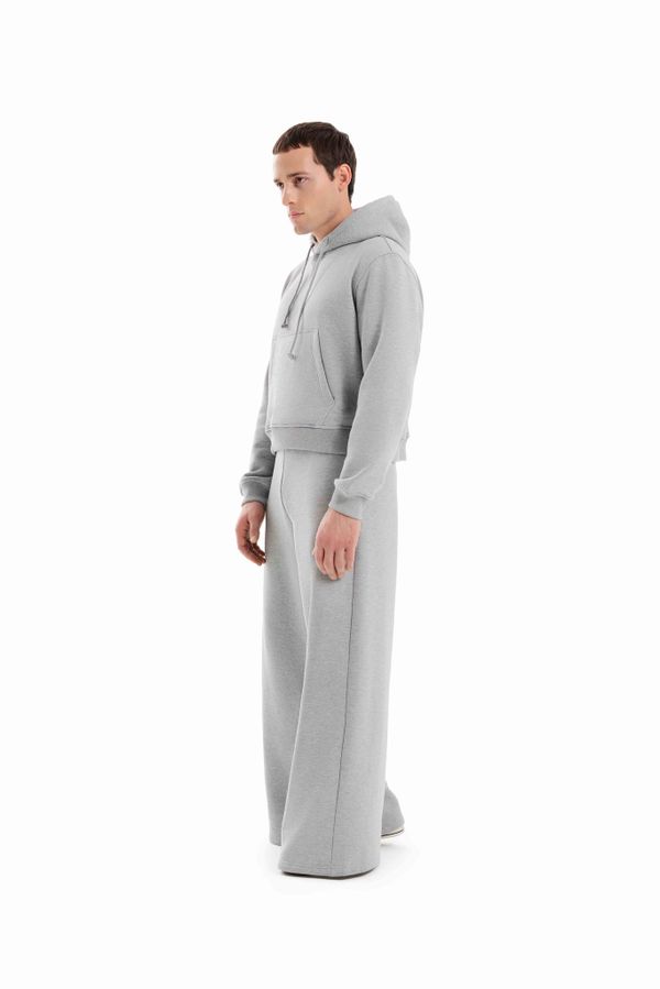 Брюки Широкие серые - фото 4