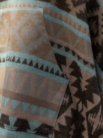 Пончо шерстяное с орнаментом