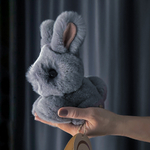 Кролик Тоша маленький (светлый графит)
