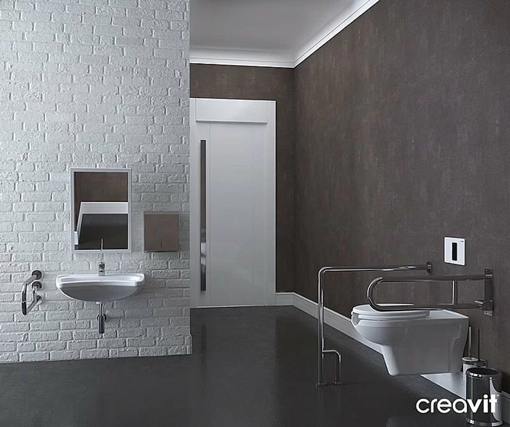 Унитаз подвесной для инвалидов CREAVIT BD320-11CB00E белый