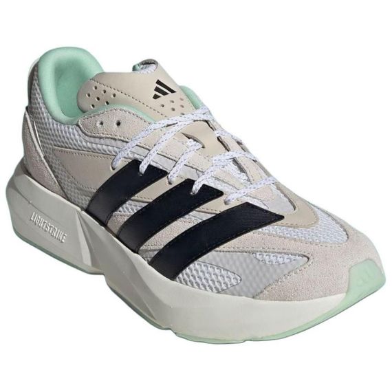 Adidas LIGHTBLAZE Бежевые кроссовки Низкие Белые Черные кроссовки