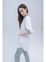 Рубашка медицинская женская на кнопках TZ450