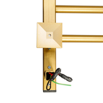 Полотенцесушитель электрический с/т Comfysan Юнико-К (Unico-K) EC-6 60/50, Матовое золото/МАТ ГОЛД