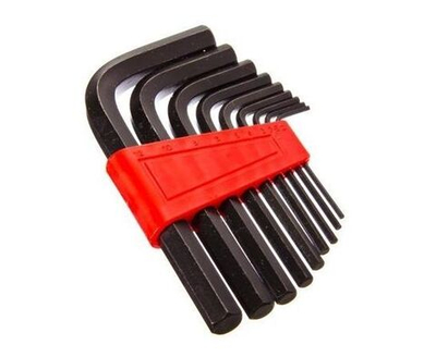 Набор ключей - шестигранников ЕРМАК 2,0-12мм, 9шт. (009)