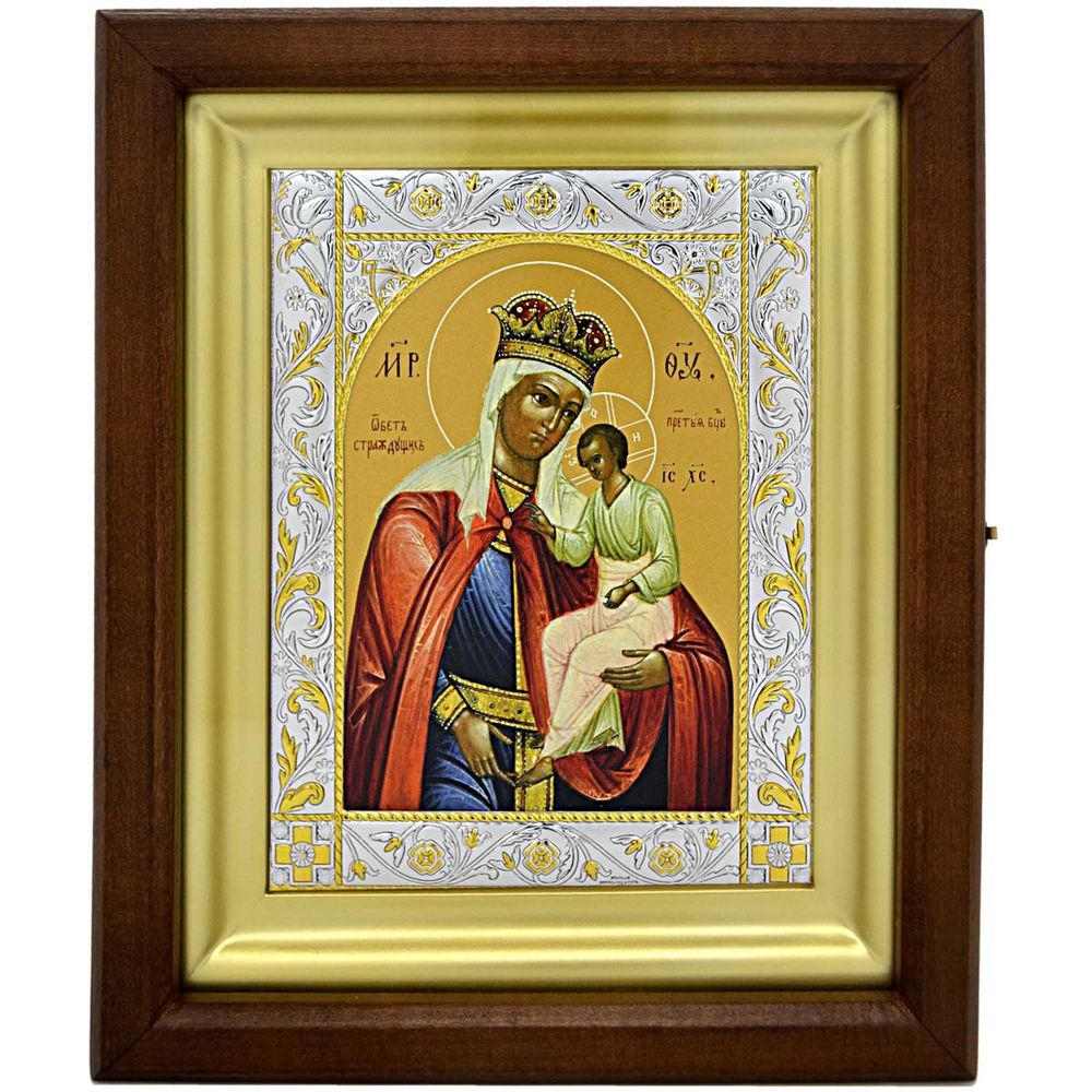 "Избавительница от бед страждущих"Икона Божией Матери, писанная в монастыре.