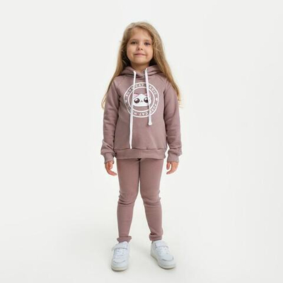 Легинсы для девочек "Dream" р.98-104, коричневый 7449827 (KAFTAN)