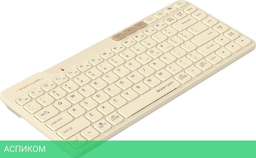 Клавиатура A4Tech Fstyler бежевый (FBK26C AS)