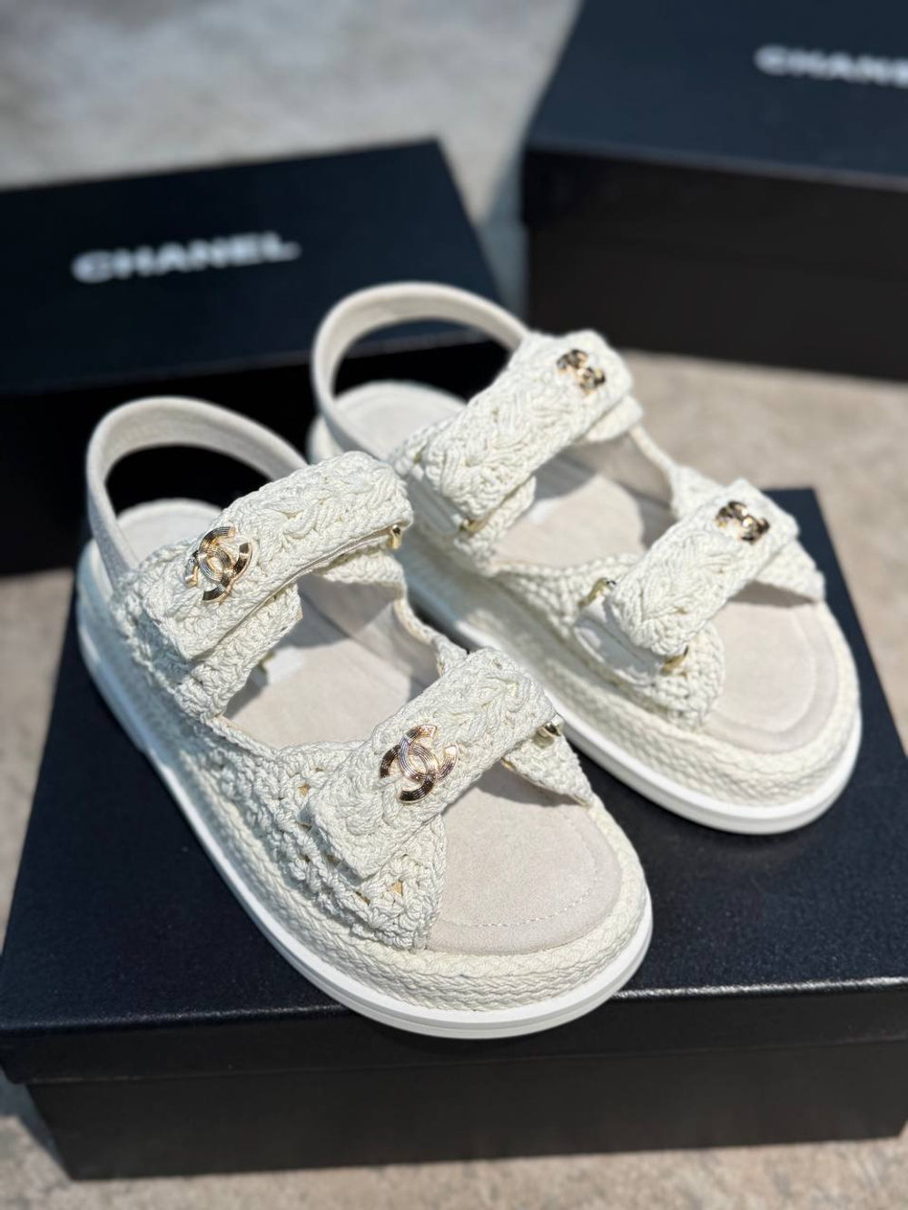 Сандалии CHANEL