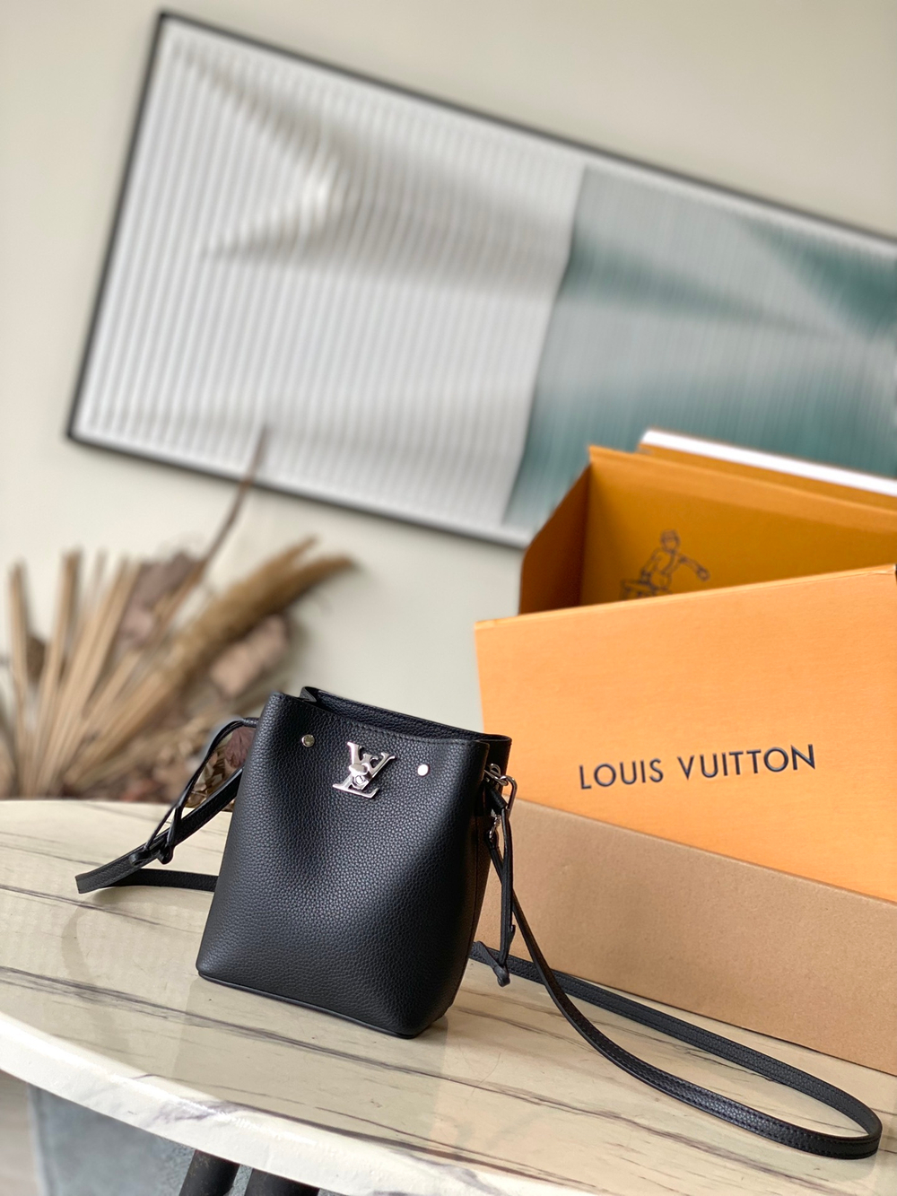 Louis Vuitton Nano Lockme Bucket