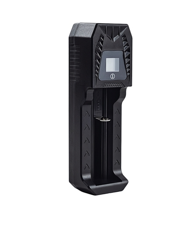 Зарядное устройство WALKER WH-15 для аккумуляторных батареек (3.7В, 1.2В), черное