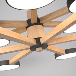 Люстра на штанге TURNA DBL L12 Black