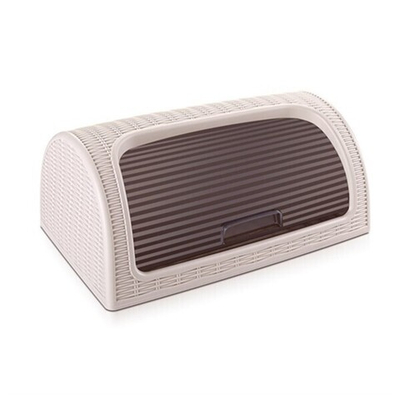 Хлебница плетеная цвет пепельно-розовый в индивидуальной упаковке 05330