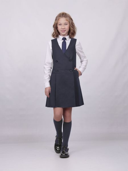 Школьный сарафан Сапфир (ШФ-1886)