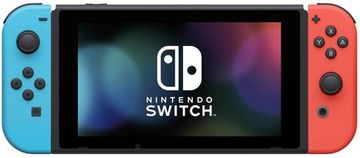 Игровая приставка Nintendo Switch rev.2 32 ГБ, неоновый синий/неоновый красный
