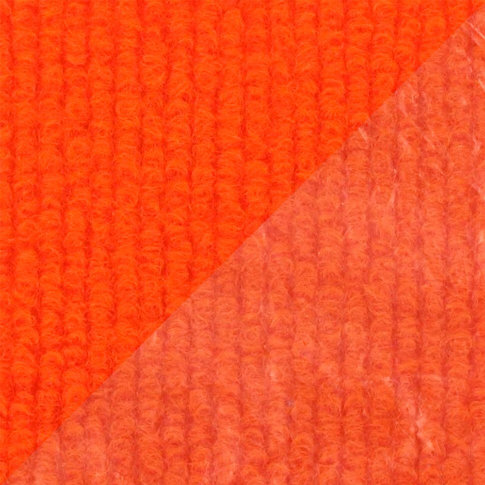 Полотно нетканое иглопробивное Экспоплей оранжевый с защитной пленкой, ширина 2м, рулон 100 кв.м