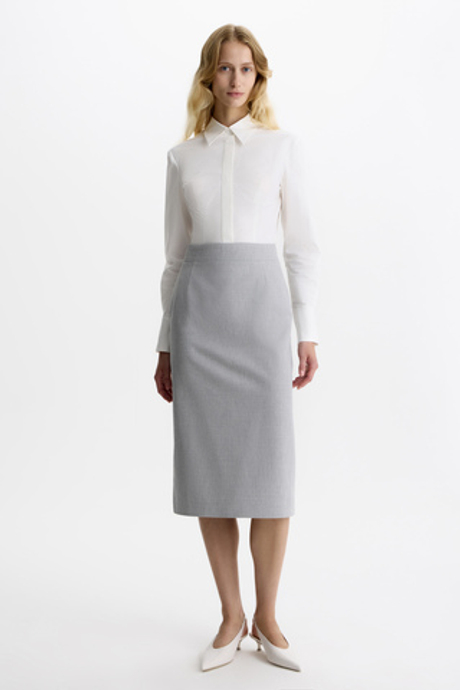 Юбка «Меланж» со шлицей