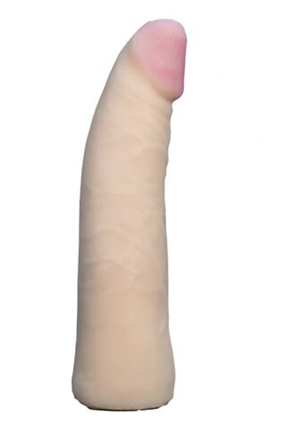 Телесная насадка харнесс из неоскин - 18 см. (Цвет: телесный)
