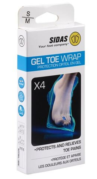 Sidas Gel Toe Wrap x4