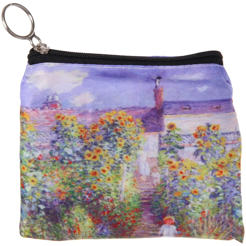 Сумка - шоппер в чехле с замком водонепроницаемая «ИДЕЯДОМА», принт моне сад, 46*55см