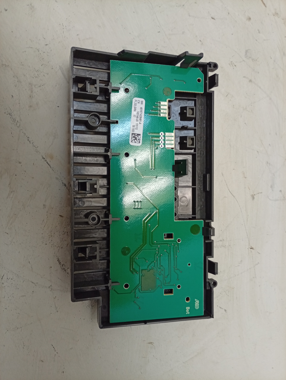 AWS71212 кт20 Плата индикации в сборе стиральной машины Whirlpool 461971428481 б/у