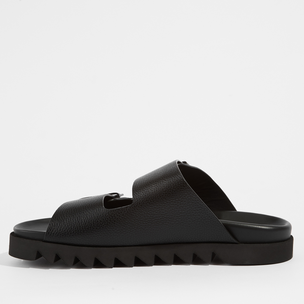 Кожаные шлепанцы Bagatto 3297 черный